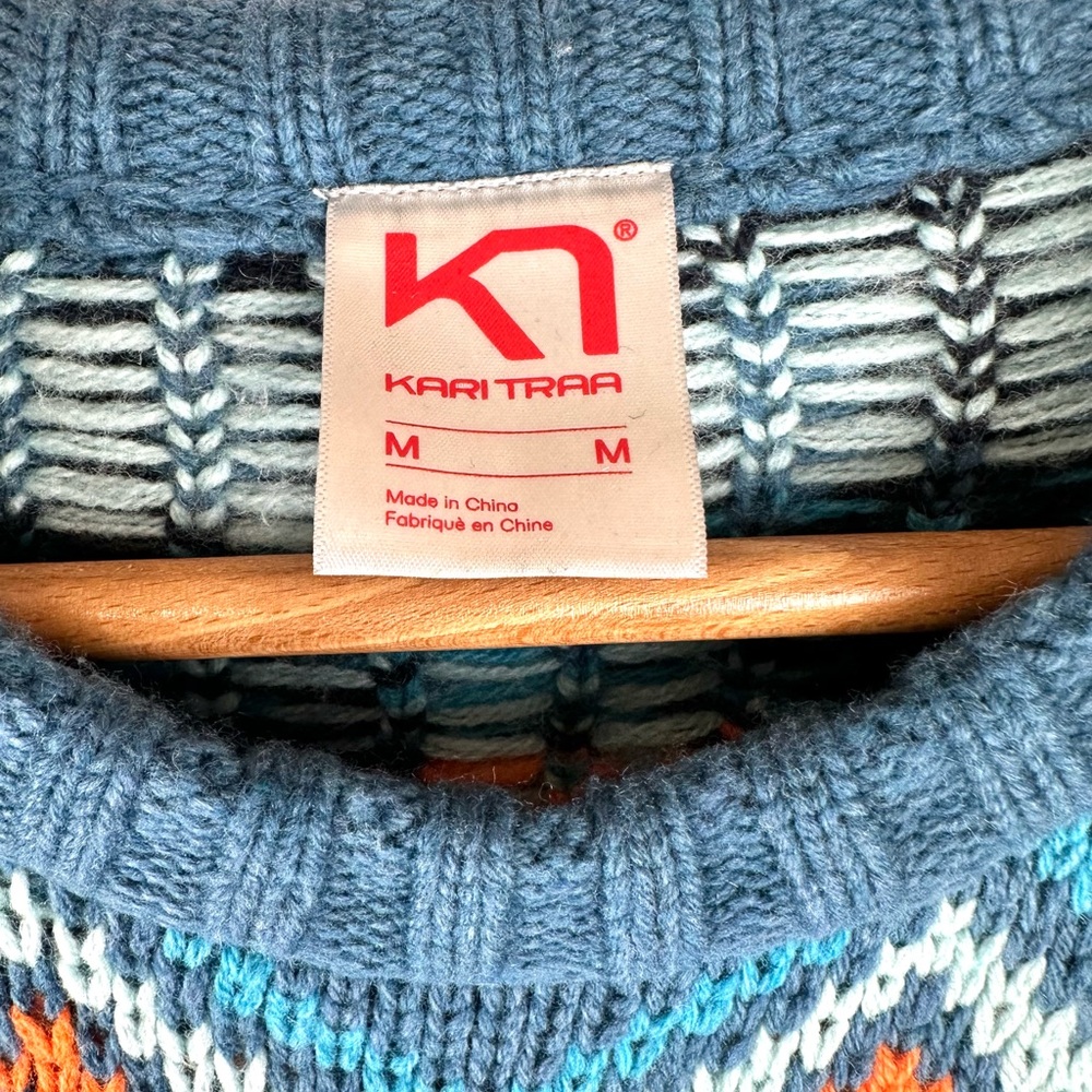 Kari Traa Molster Knit Sweater Wool Blend - Picture 6 of 8